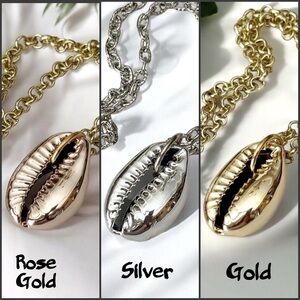 3 Nautical Cowrie Necklaces